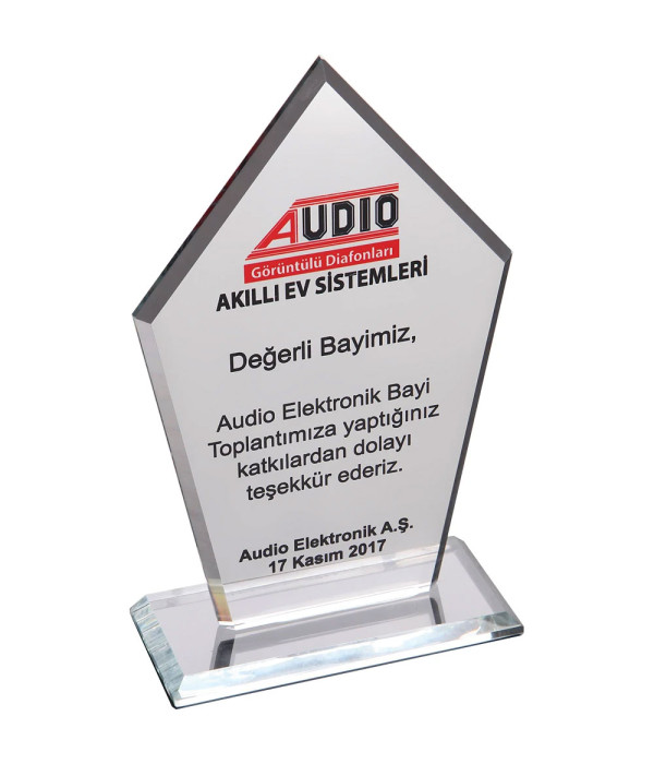 EKT-161-ŞF Kristal Plaket