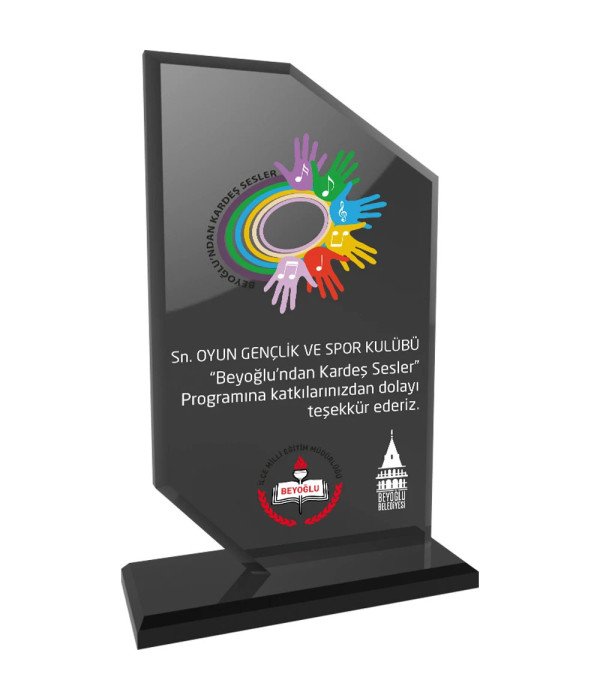 EKT-205-FM Kristal Plaket