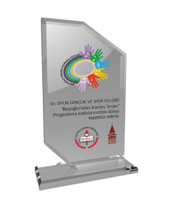 EKT-205-ŞF Kristal Plaket