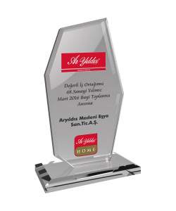 EKT-275-ŞF Kristal Plaket