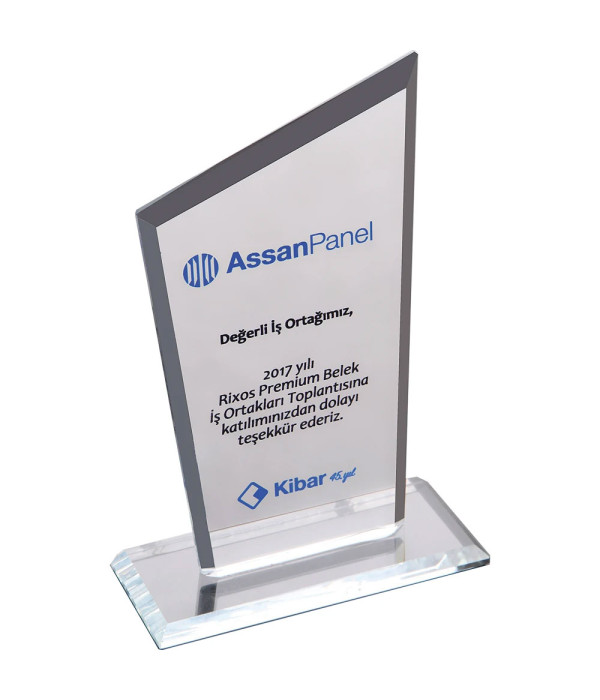 EKT-310-ŞF Kristal Plaket