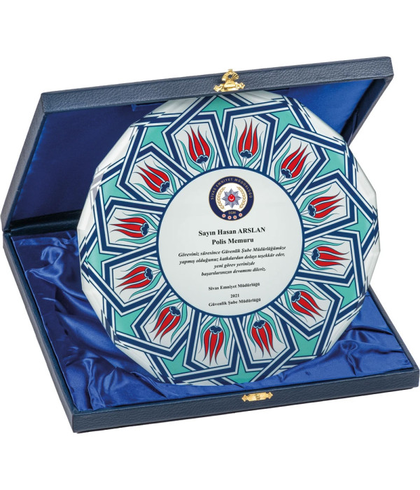EKT-430 Kutulu Kristal Plaket