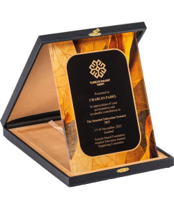 EKT-470 Kutulu Kristal Plaket
