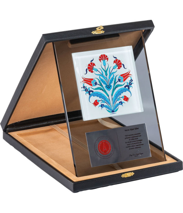 EKT-720 Kutulu Kristal Plaket