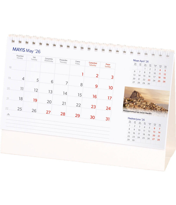 AMT-03-BT Anadolu Masa Takvimi