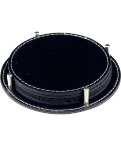 D-3825-S Deri Bardak Altlığı