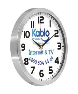 V30-965-B Alüminyum Duvar Saati