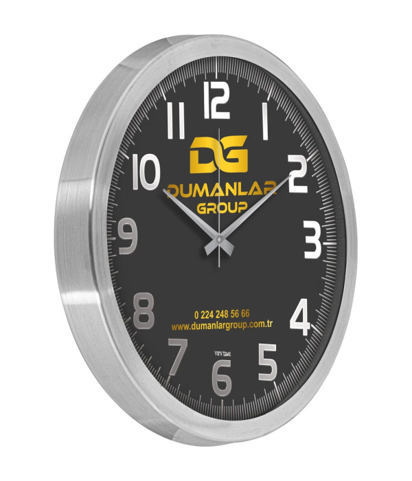 V30-970-GV Alüminyum Duvar Saati