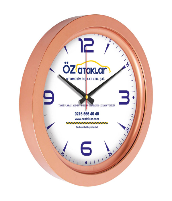 V30-741-B Metalize Duvar Saati