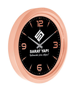 V30-743-B Metalize Duvar Saati